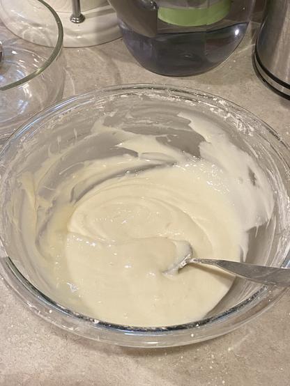 all the sugar sifted in and creamy at last