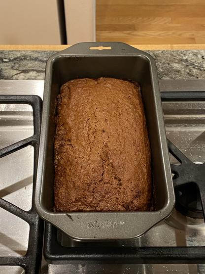 cake just out of the oven to cool