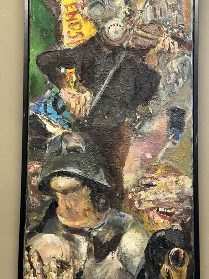 Krieg in Öl von Bernard Heisig
