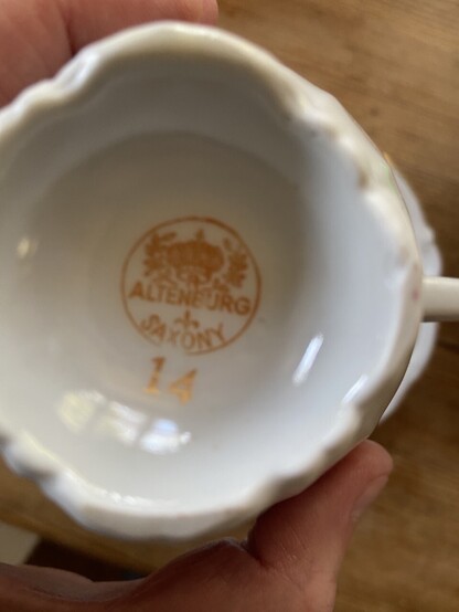 Tasse mit Altenburg-Stempel 