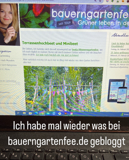 Foto on meinem aktuellen Blogbeitrag auf bauerngartenfee.de - Grüner leben in der Stadt
