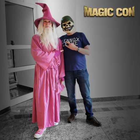 Lennox Lethe mit Gandalf auf der MagicCon.