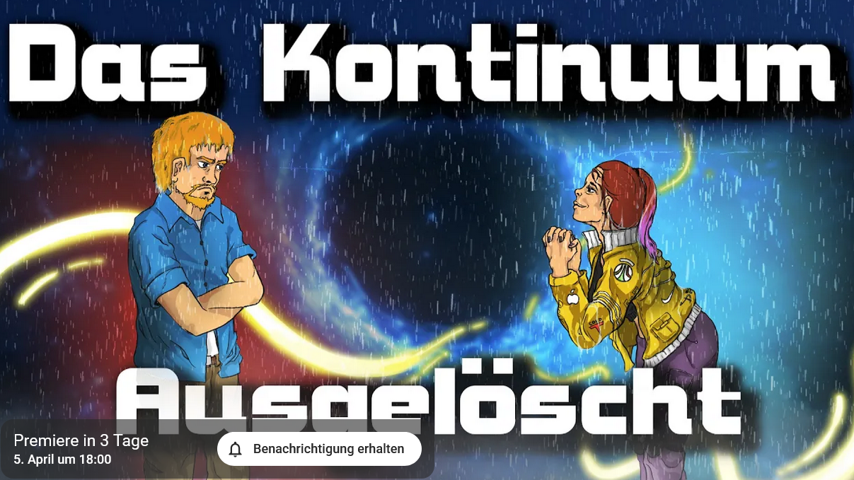 Screenshot aus der Video-Ankündigung vom „Hörspiel „Ausgelöscht“